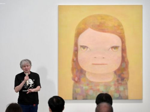 奈良美智展明起內惟藝術中心開展 賴清德、陳其邁共邀民眾觀展